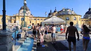 frequency walk at szechenyi Bath in Budapest Hungary budapesthungary [upl. by Eve]