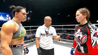 Gabi Garcia Brazil vs Anna Malyukova Russia  MMA fight HD [upl. by Yadroc]