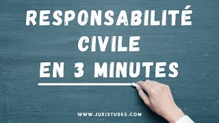 Comprendre la responsabilité civile en 3 minutes [upl. by Lehcim]