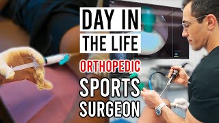 Day in the Life  Orthopedic Sports Surgeon Ep 18 [upl. by Rothstein]