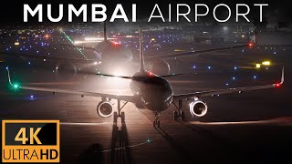 Mumbai Airport  Early Morning Plane Spotting  MEGA Compilation 4K [upl. by Brotherson]