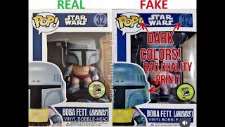 Funko Pop Legit Guide quotReal Vs Fakequot BOBA FETT DROIDS 32 SDCC 2013 – STAR WARS [upl. by Copp]