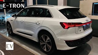 The Fully Electric Audi Q8 etron ₹136 Crore  what CAR [upl. by Janina606]