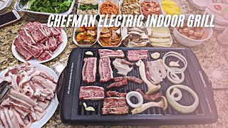 Chefman Electric Smokeless Indoor Grill Review amp Test  Best Electric Grills [upl. by Eneles]