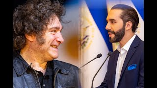 Envivo Presidente Nayib Bukele y Javier Milei en la Casa Rosada Argentina [upl. by Anirbac]