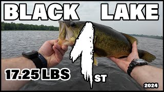 Black Lake Bass Tournament 2024  1st place with Dad [upl. by Alfonse95]