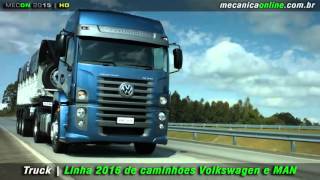 Linha 2016 de caminhões Volkswagen e MAN [upl. by Esiuole560]