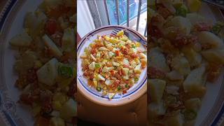 Boiled egg bhurji salad healthy amp tasty eggbhurjirecipe shortsvideoviral [upl. by Revart]