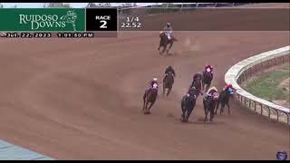 Ruidoso Downs TB Race 2 072223 [upl. by Dunstan]