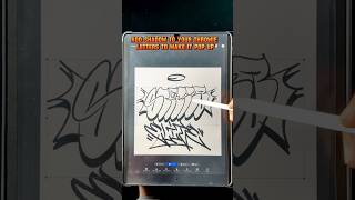 graffiti throwie tag tutorial procreate lettering [upl. by Colet876]