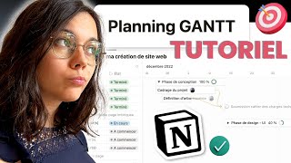 Faire un planning GANTT dans Notion TUTORIEL 🛠 [upl. by Blynn]