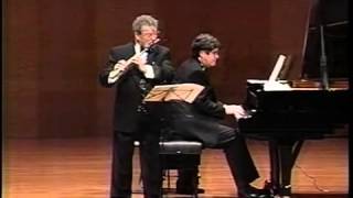 Poulenc FLUTE SONATA 1st Mov  James Galway [upl. by Ellehsar153]