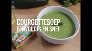 Knorr Recepten  Courgettesoep [upl. by Ier]