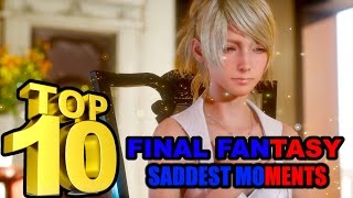 Top 10 Final Fantasy Saddest And Emotional Moments  TOP 10 SHOW  Heartbreaking Scenes [upl. by Mettah730]