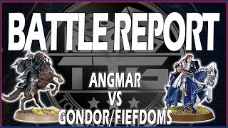 Middle Earth SBG Battle Report  Angmar VS Gondor Fiefdoms [upl. by Mar166]