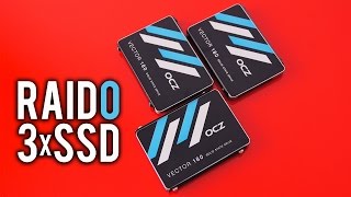 RAID 0 with OCZ SSDs  Real Time Setup amp Benchmarks [upl. by Annwahsal]