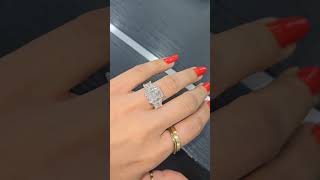 Engagement Ring  Radiant Diamond  Lab Diamond  BUYFINEDIAMONDS diamond jewelry [upl. by Yona]