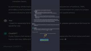 Use CHATGPT to Automate Excel Macros and Tasks [upl. by Grannias]