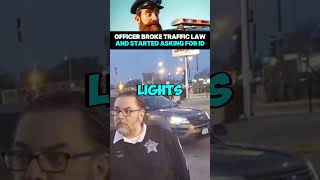 The Officer Broke Traffic Law and Started Asking for ID [upl. by Dnomse]