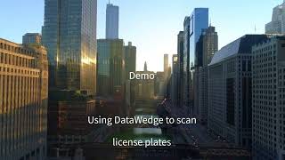 DataWedge Demo  Capture License Plate  Zebra Technologies [upl. by Merrili]