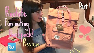 Rootote Backpack Utility Tool Fun Outing  Cheap Version of Fjall Raven Kanken Review Wish App 12 [upl. by Ettezzil]