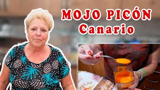 Receta del Mojo Picón canario la rica salsa canaria original [upl. by Ynneh640]