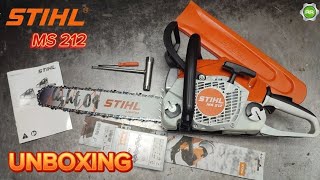 STIHL Chainsaw MS 212  UNBOXING stihl [upl. by Harlan100]