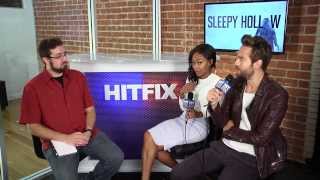 Sleepy Hollow stars Tom Mison and Nicole Beharie drop by the HitFix office  Part 2 [upl. by Gausman]