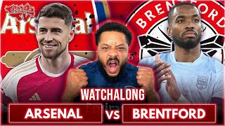 Arsenal 21 Brentford  Premier League  Watchalong WTroopz [upl. by Yssak494]