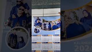 Kalender costum Foto  Kalender foto keluarga  Kalender Dinding  Kalender 2024 lengkap [upl. by Shepherd474]