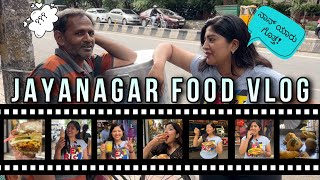 Jayanagar Street Food 🥗 Street food tour  Budget friendly food  Jayanagar MeghanaShankarappa [upl. by Lesya706]