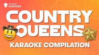 BEST COUNTRY SONGS FROM WOMEN KARAOKE WITH LYRICS  TAYLOR SWIFT DOLLY PARTON CARRIE UNDERWOOD [upl. by Neibaf]