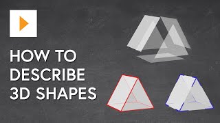 How To Describe 3D Shapes [upl. by Ronile]