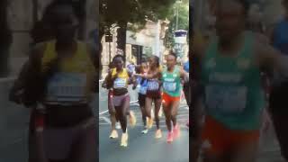 Team Ethiopia 🇪🇹 Women’s Marathon  WCH Budapest 23 shorts athletics marathon [upl. by Silenay]