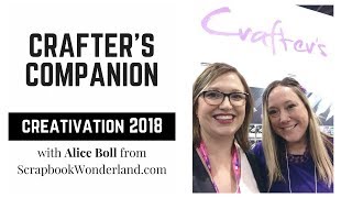 Crafters Companion Creativation 2018 [upl. by Kohcztiy959]