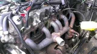 89 Cherokee Manifolds Removal for Freeze Plugs [upl. by Atineg245]