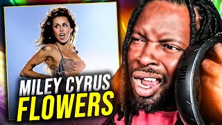 First Time Watching Miley Cyrus Live quotFlowersquot  REACTION [upl. by Marentic]