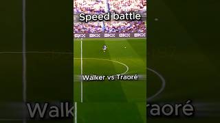 Speed battle💪🏻 Adama Traoré vs Kyle Walker premierleague adamatraore kylewalker machestercity [upl. by Glasgo992]