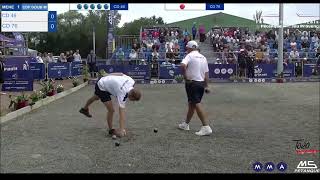 Semi final Petanque France Championship 2024 Men Double CD46 vs CD76 [upl. by Rudiger]