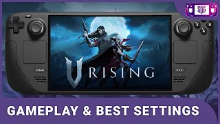 V Rising 10 Steam Deck Gameplay amp Best Settings [upl. by Naaitsirhc]