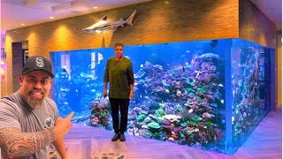 Inside the most EXPENSIVE Home Aquarium In the WORLD [upl. by Asek]