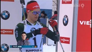 Biathlon  quotRuhpolding 2019quot  Sprint Herren  Sprint Men [upl. by Alejna]