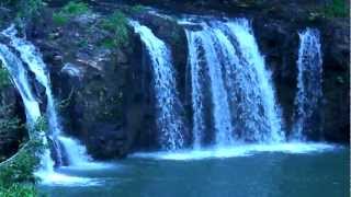 Slippery Slide Water Fall in Kilauea Kauai [upl. by Rastus]