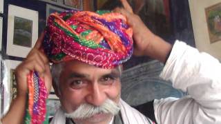 How to Wrap a Rajasthani Turban [upl. by Barret]