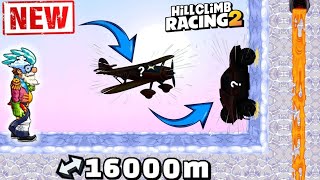 Amazing records with secret fingersoft vehicles in racer glacier  Hill Climb Racing 2 [upl. by Lesiram88]