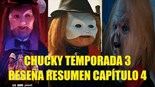 CHUCKY LA SERIE TEMPORADA 3 RESEÑA RESUMEN CAPITULO 4 FINAL DE MID SEASON [upl. by Winikka]