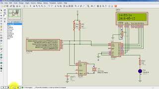 TWI USI I2C DS1307 RTC LCD With ATtiny85 [upl. by Eel]