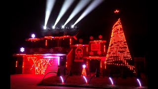 2019 Christmas Light Show quotSarajevoquot by TSO TransSiberian Orchestra [upl. by Billmyre549]