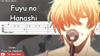 Given Ep 9  Fuyu no Hanashi Mafuyus Song Guitar Tutorial [upl. by Anaig]