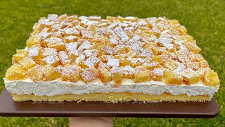 Torta MIMOSA 🌾🌾 Sofficissima e con un gusto unico 🍋🍑 [upl. by Phi]